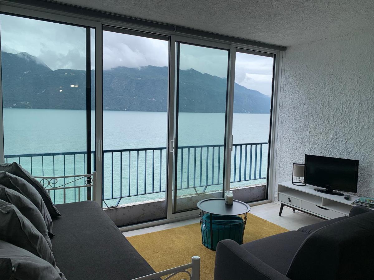 Le Lamartine, Vue Magnifique Face Au Lac Du Bourget Aix-les-Bains Exteriör bild