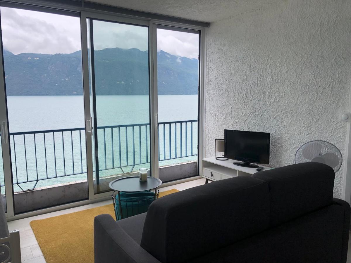 Le Lamartine, Vue Magnifique Face Au Lac Du Bourget Aix-les-Bains Exteriör bild